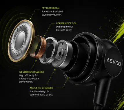 AEVRO acoustic chamber with metal finish